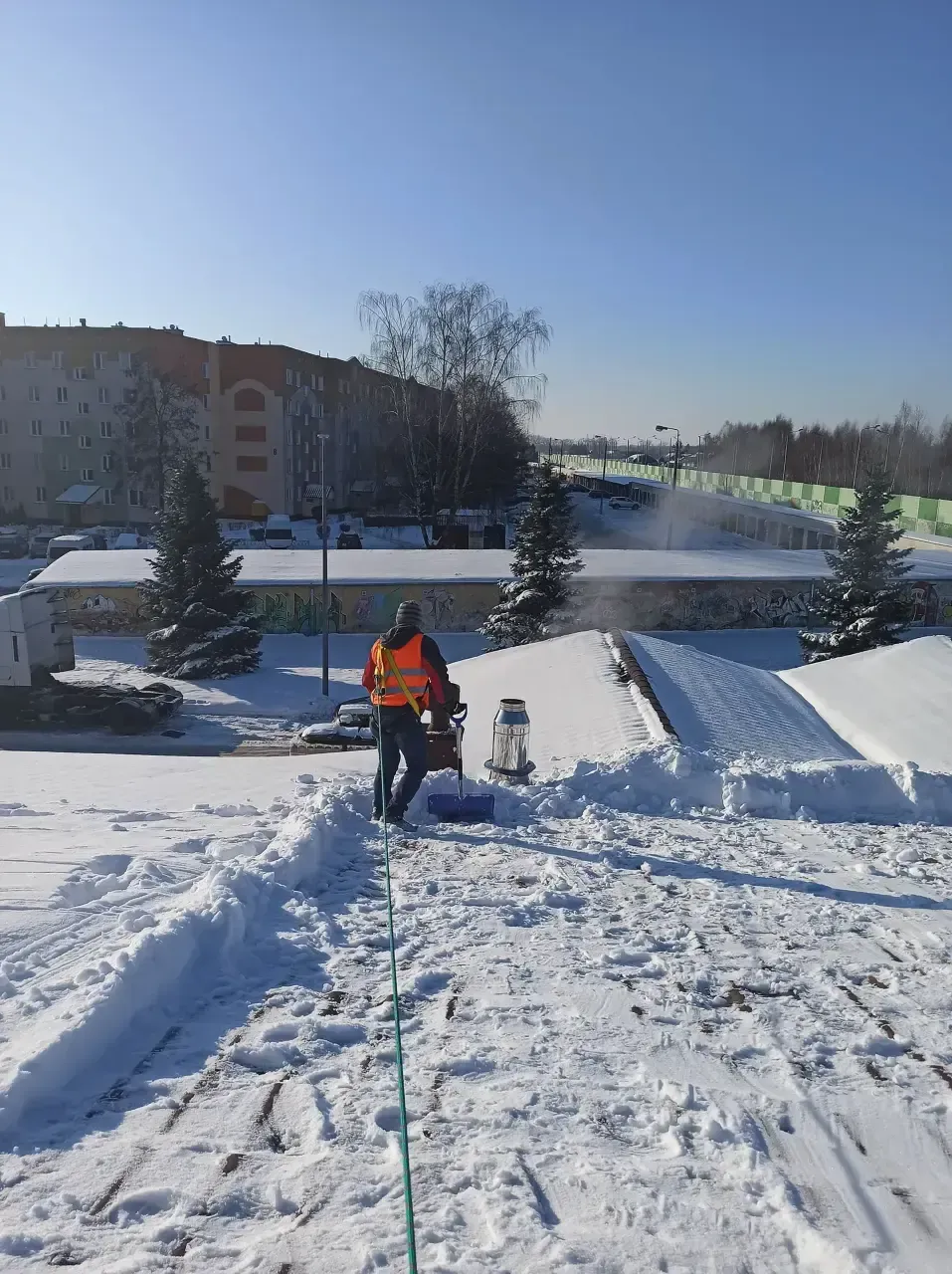 Odśnieżanie dachów Biała Podlaksa